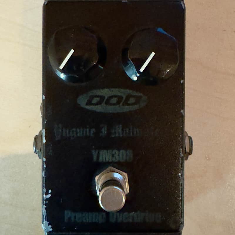 DOD YJM308 プリアンプオーバードライブ YJM308 YNGWIE MALMSTEEN OVERDRIVEは、DOD Overdrive PreampのMXR版
