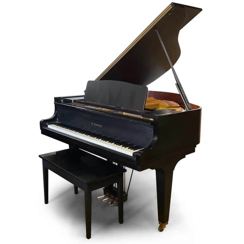 Kawai GE-20 Baby Grand Piano - Ebony Black Finish image 1