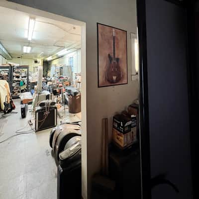 Jesselli Guitars Modernaire Circa 1989-1990 Natural Walnut & Ebony. Owned by Alan Rogan touring tech for Keith Richards. (Authorized Jesselli Dealer) image 23