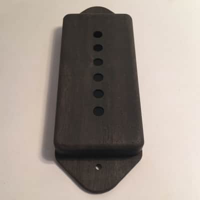 Guilford Genuine Ebony P-90 DOG EAR Pickup Covers -1 Cover- Gibson,Lollar,SD  Natural Wood image 4
