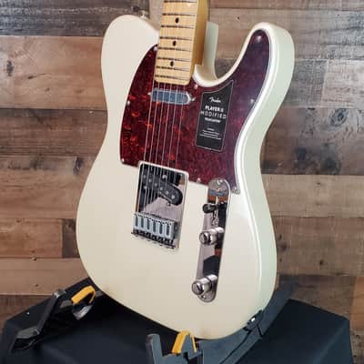 Fender Player II Modified Telecaster Maple Fretboard Olympic Pearl 522 image 3