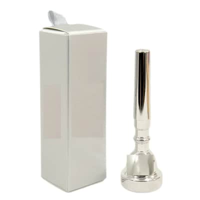 Trumpet Mouthpiece for Bach Size Silver Plated image 2