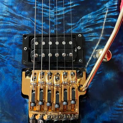 Ibanez Jem custom 1990 - Blue image 4