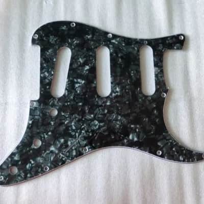 Budreau Guitars Pickguard for Fender Stratocaster  (SSS) Black Pearloid image 2