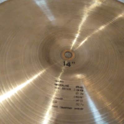 Paiste Vintage Black label sound edge 2002 14 inch hi hats lightweight collectors! image 11