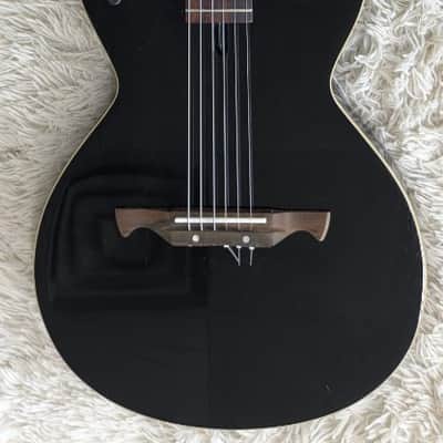 Tagima Modena I Hybrid Acoustic Electric Nylon String Guitar, Gloss Black image 1