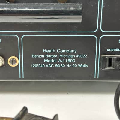 Vintage 1970s Heathkit AJ-1600 FM/AM Digital Tuner image 9