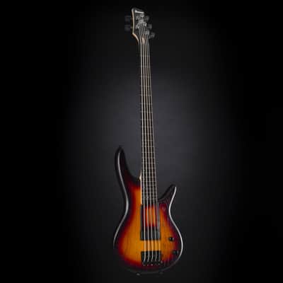 Ibanez Gary Willis GWB205-TQF Tequila Sunrise Flat - 5-String Electric Bass image 9