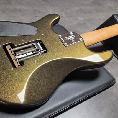 Music Man JP7 USA John Petrucci Signature Olive Gold Sparkle Dream Theater Artist American 7 Seven Guitar image 4