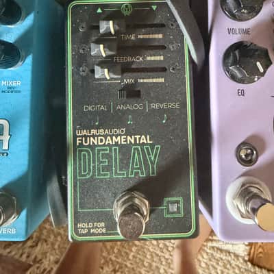 Walrus Audio Fundamental Delay 2023 - Present - Black / Green image 1