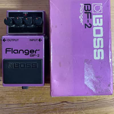 Boss BF-2 Flanger 1980-1984 (Black Label) Made In Japan | Reverb