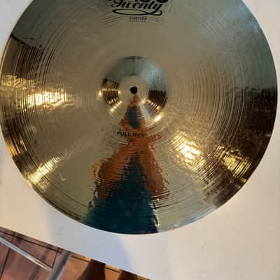 Paiste Twenty Custom 22" Full Ride Cymbal Rare 3218g Video! image 1