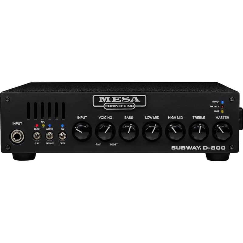 Mesa/Boogie Subway D-800 Compact Bass Guitar Amplifier Head image 1
