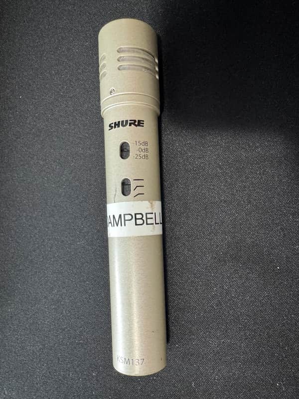 Shure KSM137 / SL 2010 - Present