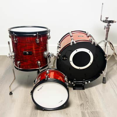 Dolby Compact 3 Piece Electronic Shell Pack Red Wood for Roland Alesis image 4