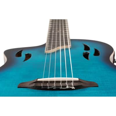 Ortega RTPDLX-FMA-L TourPlayer Series Solid Okoume Body Slim Neck Nylon 6-String Acoustic-Electric Guitar w/Gig Bag For Left Handed Player image 12