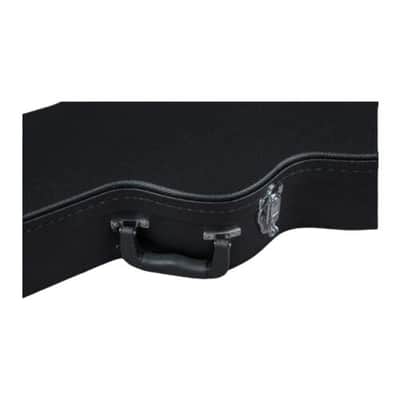 Gretsch G2655T Streamliner Center Block Jr. Durable, Secure, Black Plush Interior Case with Chrome Latches for Transportation and Storage (Black) image 7
