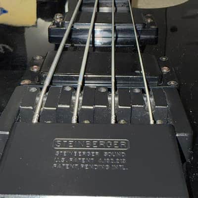 Steinberger XM2 1989 - Black with White binding image 1