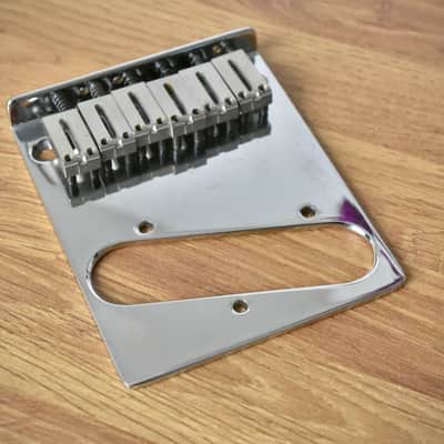 Fender 099-0807-100 American Standard Telecaster Bridge Assembly 1994 - Chrome image 1