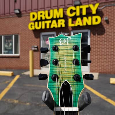 ESP USA Eclipse Lime Burst 6-String Electric Guitar w/ Form Fit Case (2024) image 6