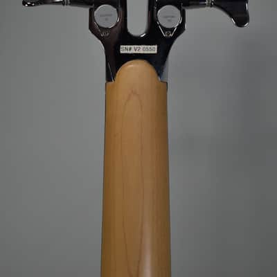 1990s Vaccaro V2 Bass Black Finish Left-Handed Electric Bass image 13