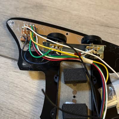 2025 Fender American Professional II Jazzmaster LOADED Pickguard Black USA V-Mod image 8