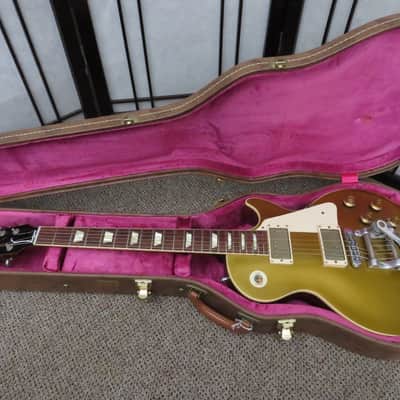 2013 Gibson Custom Shop 1957 Les Paul Standard Reissue Goldtop VOS with Bigsby image 22