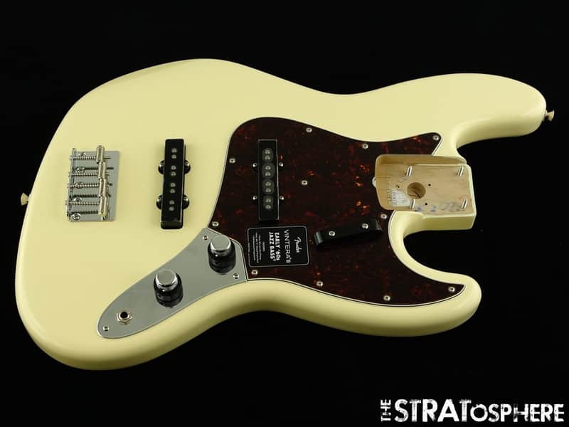 Fender Vintera III Early 60s Jazz Bass LOADED BODY Alder Olympic White image 1