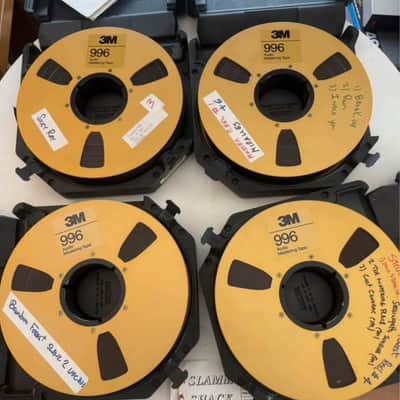 100 Reels of 2” Master Tape - Ampex 456, Ampex 499, 3M 996 image 3