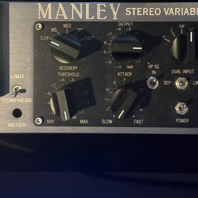 Manley Labs Variable MU Stereo Tube Compressor Limiter Mastering Version 2010s - Purple image 4