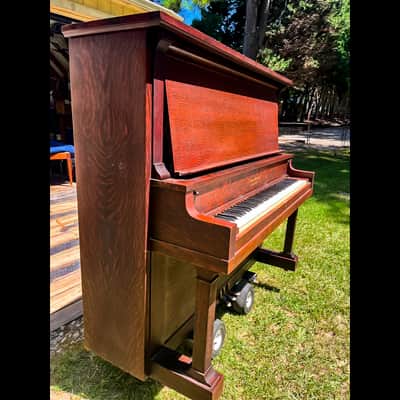 Timeless Acoustic Elegance: Newman Bros. Co. Upright Piano image 3