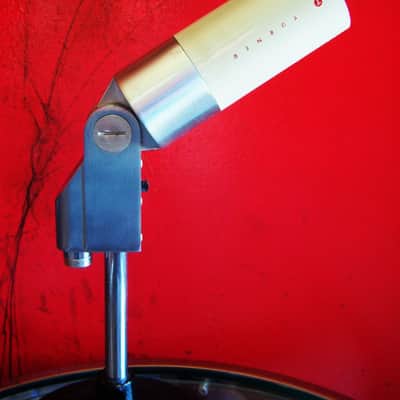 Vintage RARE 1960's Turner 466 dynamic microphone High Z Satin Chrome w XLR cable 33D 22D 77A # 4 image 11