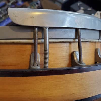 Antique 1930s Sterling Tenor Banjo ~ New Tailpiece and Bridge ~ With NOCC ~*SALE*~ See Video! image 17