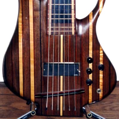 2006 Carl Thompson Rainbow 6-string Fretless Bass image 13