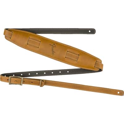 Fender Mustang Saddle Guitar Strap - Butterscotch image 1