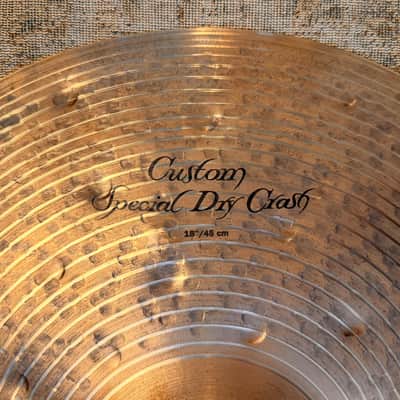 Zildjian K Custom SPECIAL DRY CRASH 18” IMMACULATE Shape! DARK COMPLEX Thin At 1272 g DON’T PAY $464 image 3