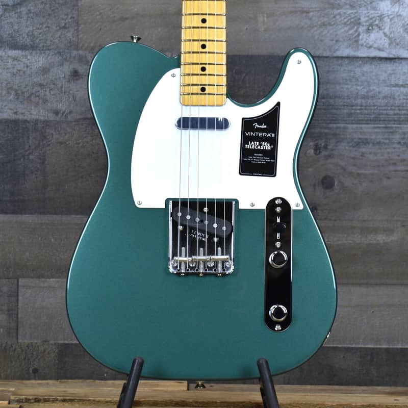 Mint Fender Vintera III Late 50s Telecaster - Sherwood Green Metallic with Gigbag image 1