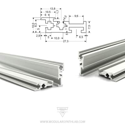 114HP Eurorack Rail SILVER image 4