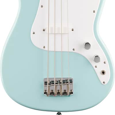 Fender Squier Sonic Bronco Bass Guitar, Daphne Blue image 3