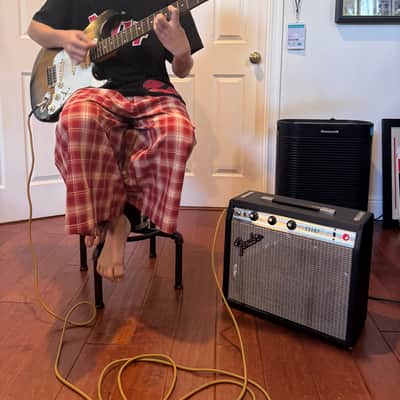 Vintage Fender Champ Silverface Tube Amp 1975–1976 | Made in USA image 5