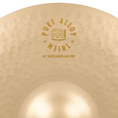 Meinl PA14QSH Pure Alloy Sand Hat 14" Benny Greb Signature - HiHat image 7