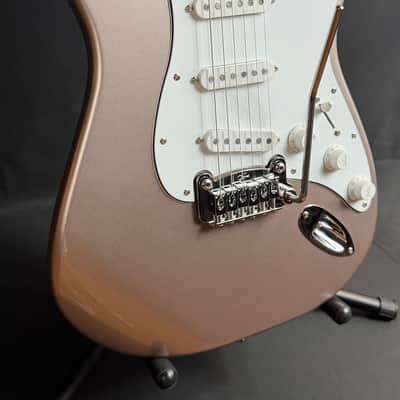 G&L Tribute Legacy Electric Guitar Shoreline Gold Finish image 3