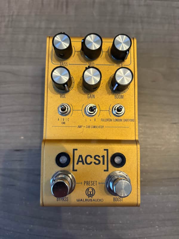 Walrus Audio Mako ACS1 Amp + Cab Simulator 2021 - 2024 - Gold image 1