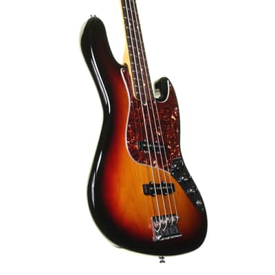 Fender American Standard Jazz Bass, Rosewood, Sunburst with Case imagen 5