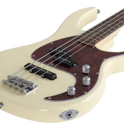 Peavey MILESTONE® 4 IVORY 4 STRING BASS GUITAR New - White image 2