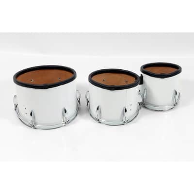 Pearl Competitor Marching Tom Set Regular Pure White (#33) 8,10,12 set image 2