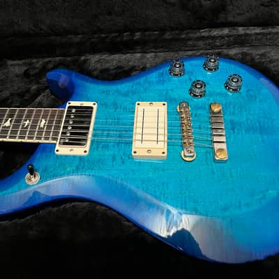 PRS S2 McCarty 594 2022 - Present - Lake Blue with bill lawrence L90 bridge pickup and hard case image 2