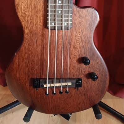 Gold Tone ME-Bass Micro Electric Bass – 23" Scale Short Scale – Mahogany – With Gig Bag – Excellent Condition – UK image 2