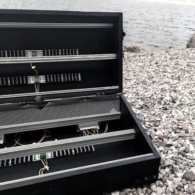 12U Eurorack Case Powered, 126 hp (or 84 or 104 hp) patched resealable, modular synthesizer synth image 21
