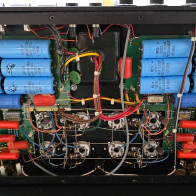 1989 Mesa Boogie Simul-Class 295 Stereo 2x95 Watt 2x30 Watt Pro Artist Studio Recording Rig Guitar Power Amplifier Preamp Preamplifier Head Rack Mount Mounted Racked Vintage 80s American USA 2 Two Channel image 7